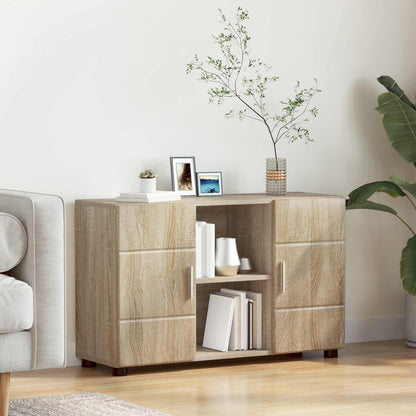 TV Cabinet Set FLORIN 3 pcs 150 x 39 x 30 cm Sonoma oak Sideboard with 2 doors