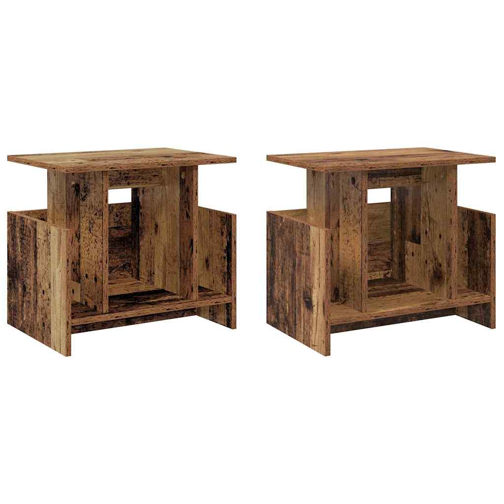 The two TV stands shown side by side against a plain white background