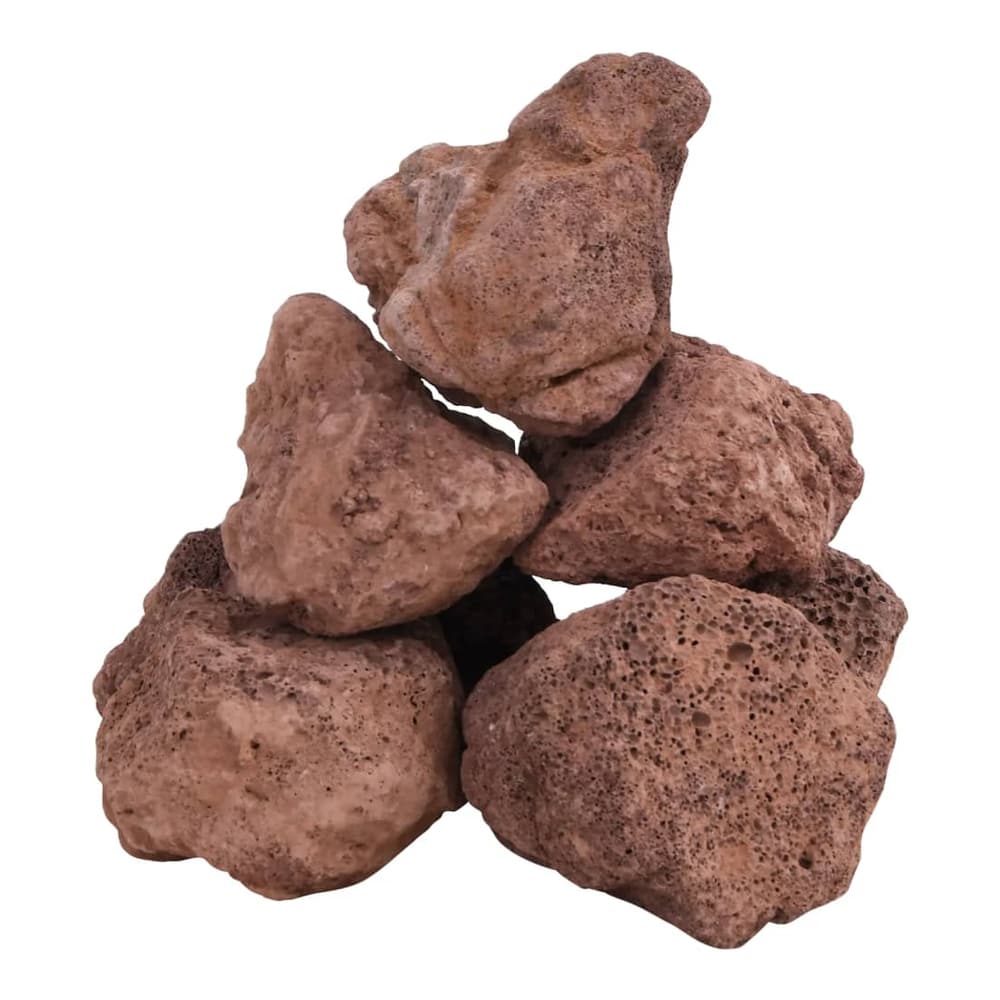 Volcanic Rocks 25 kg Red cm