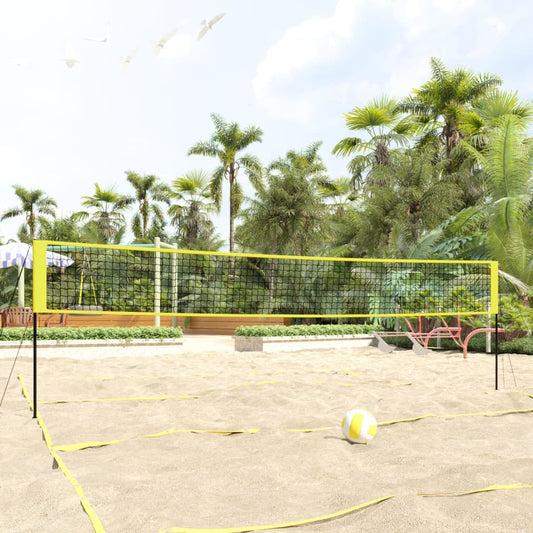 Volleyball Net Yellow and Black PE