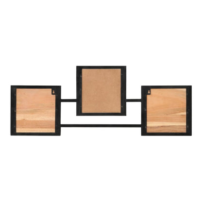 Rear view of the wall coat rack showing mounting points