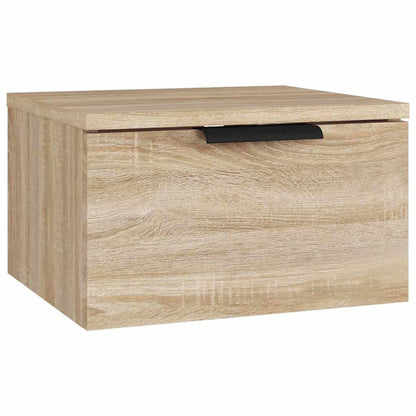 The bedside table viewed from a high angle showing the top and front panel