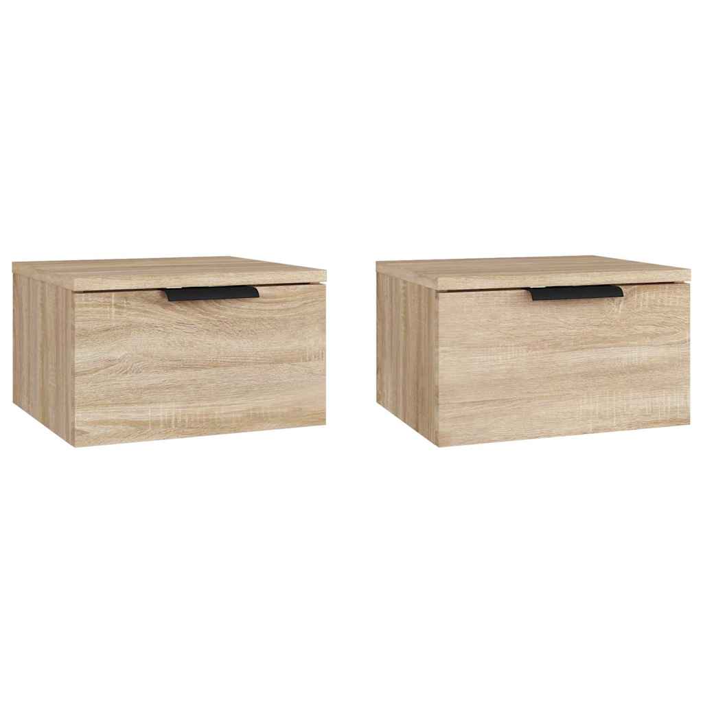 The two bedside tables shown side by side against a plain white background