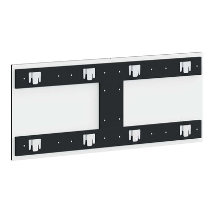 The back of the wall-mounted headboard ARNHEM showing the mounting brackets