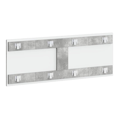 Back of the headboard with mounting brackets attached