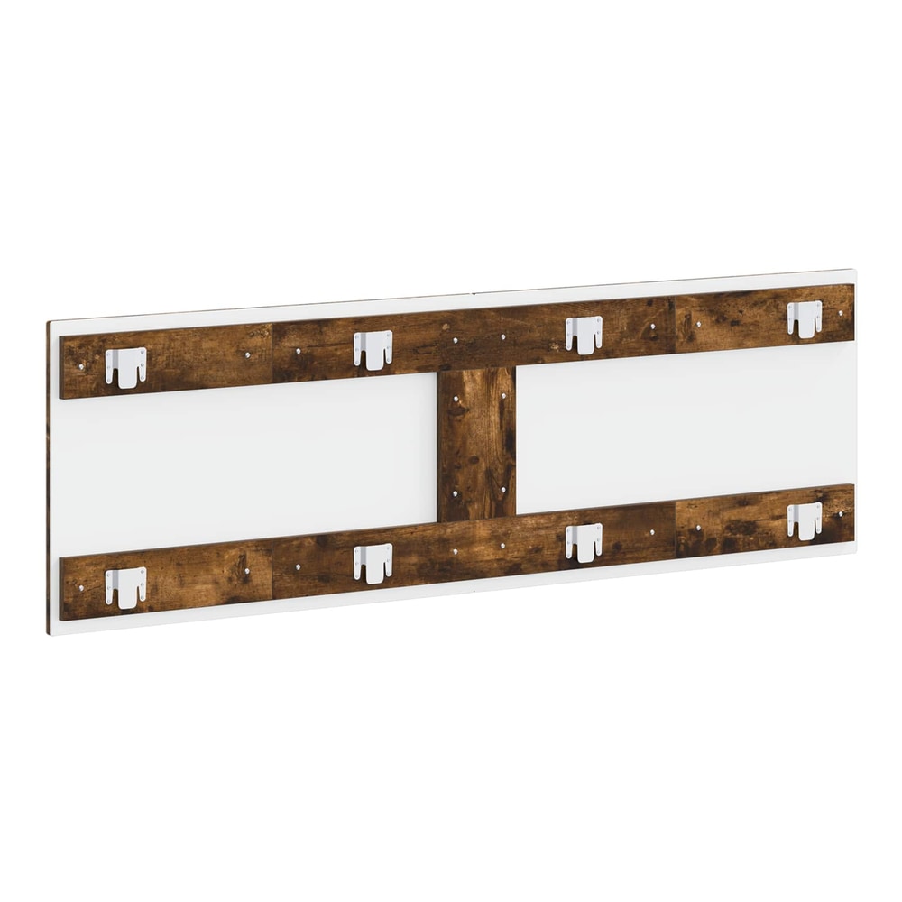 Back of the headboard showing the mounting brackets for wall attachment