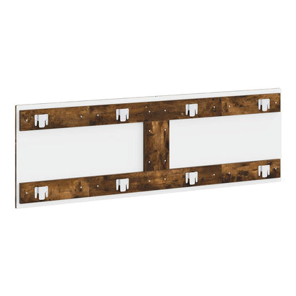 Back of the headboard showing the mounting brackets for wall attachment