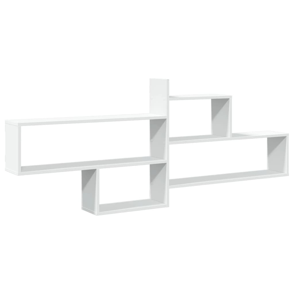 the white wall shelf unit from the front
