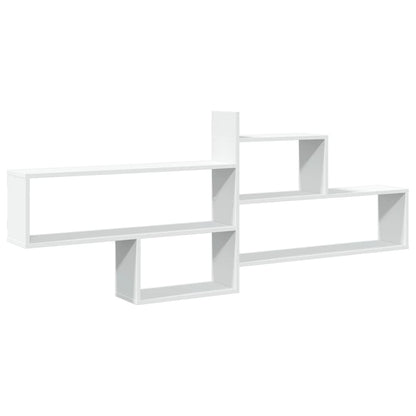 the white wall shelf unit from the front
