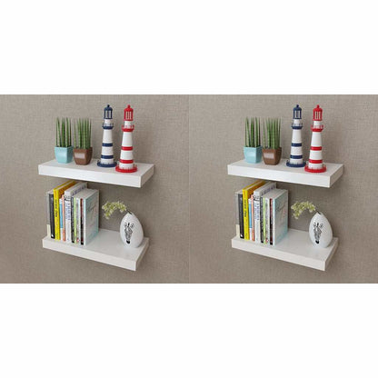 Wall Shelves White 40 cm 4