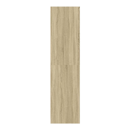 The wood grain texture of the wardrobe door