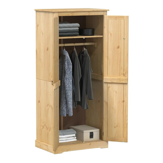 Wardrobes Solid Pine Wood in Honey Wax