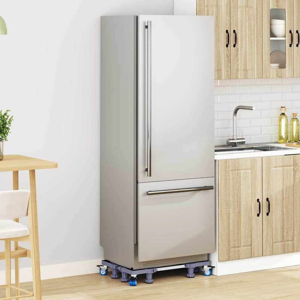 The washing machine trolley supporting a large fridge freezer