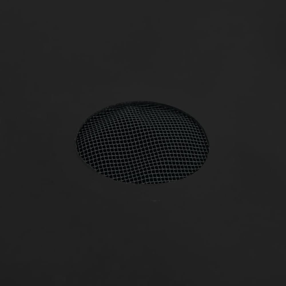 Close-up of the mesh inlet on the foldable water tank