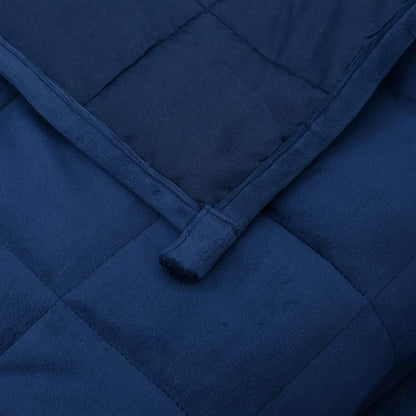 detail of the edge and stitching on the weighted blanket