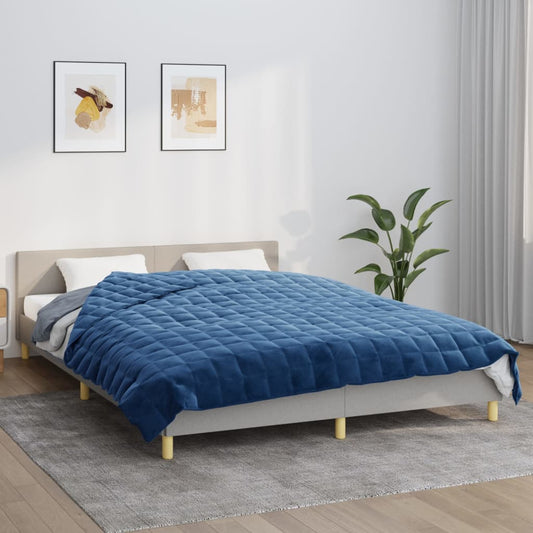 Weighted Blanket Blue kg Fabric