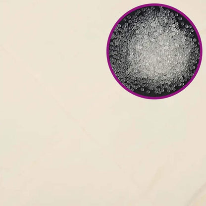 Close-up of the glass beads inside the blanket