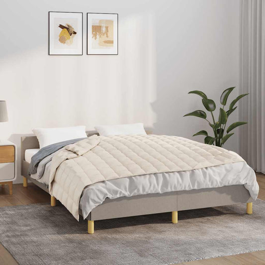 Weighted Blanket Light Cream kg Fabric
