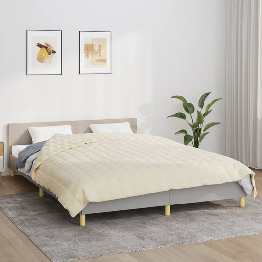 Weighted Blanket Light Cream kg Fabric