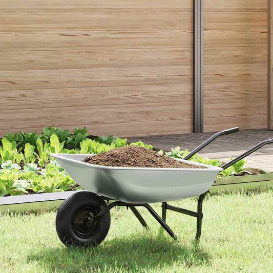 Wheelbarrow Tray Replacement Silver 80 cm 25 cm