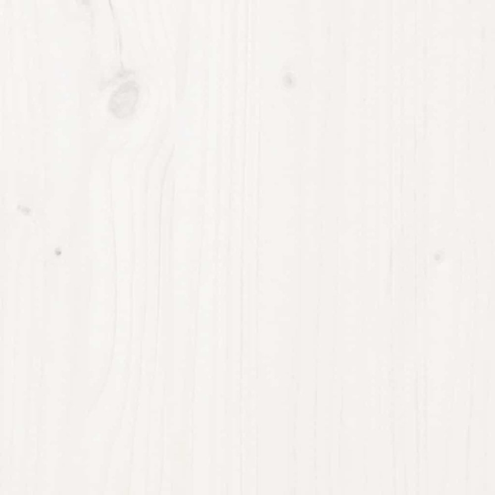 Close up of the white painted wood grain on the planter