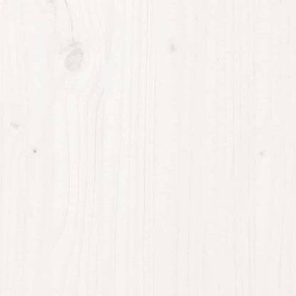 Close up of the white painted wood grain on the planter