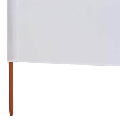 close-up of a wooden support pole and the bottom edge of the outdoor sunshade fabric