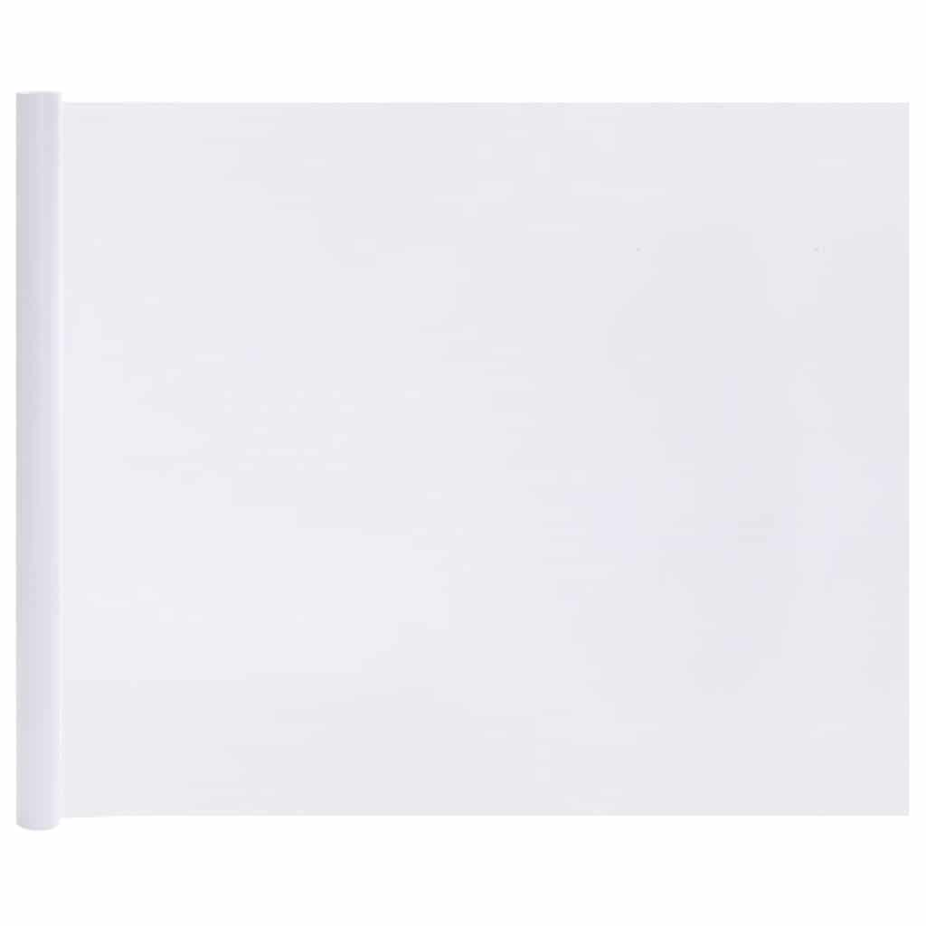 A roll of frosted grey window film showing the plain grey surface