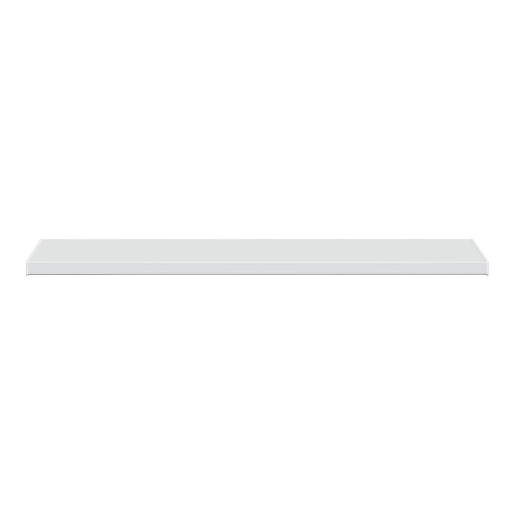 A white window sill presented flat against a white background