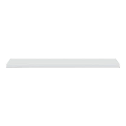 A white window sill presented flat against a white background