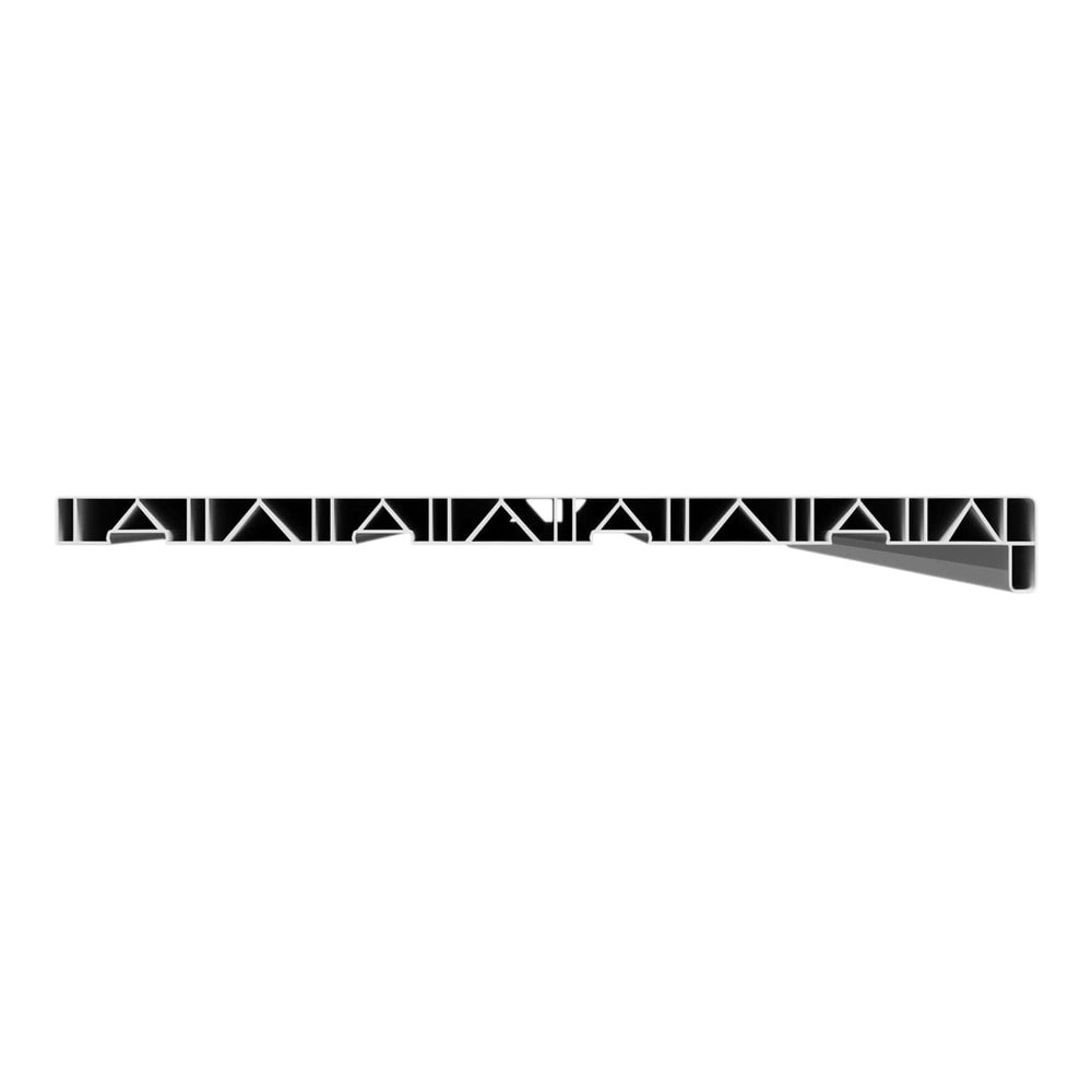 A diagram showing the underside of the window sill with a repeating pattern