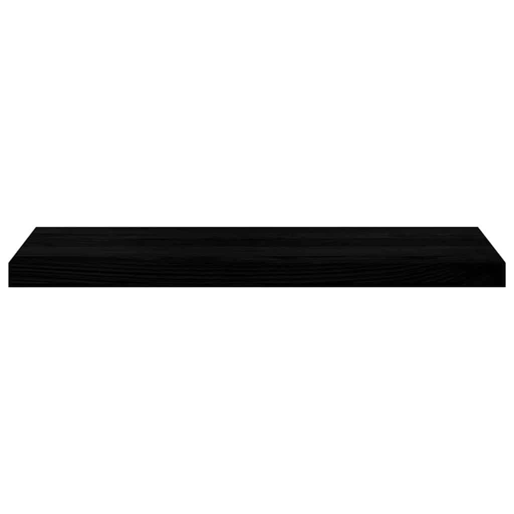 the window sill seen from the front showing the flat dark wooden edge