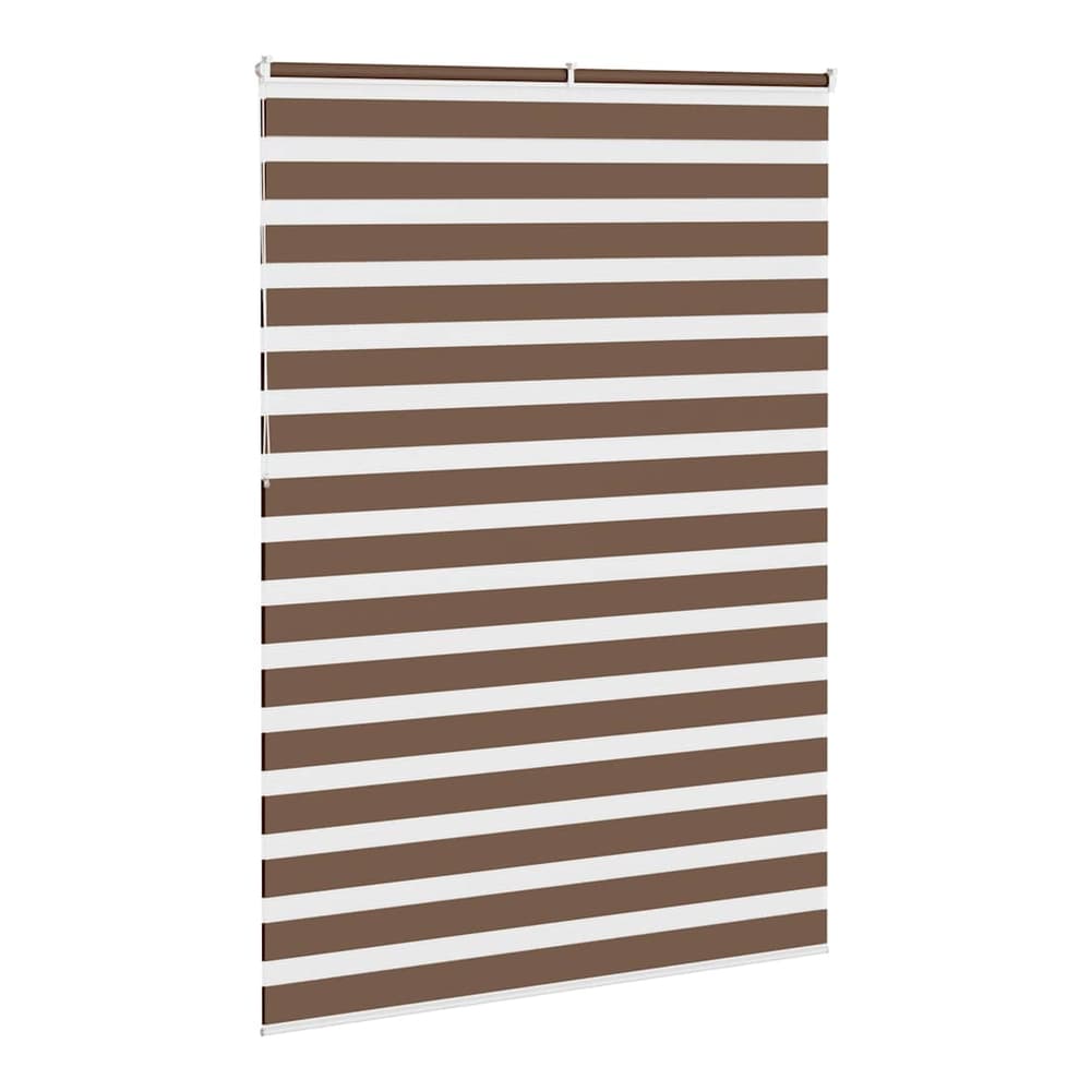 Zebra Blind Brown Fabric Width cm Polyester