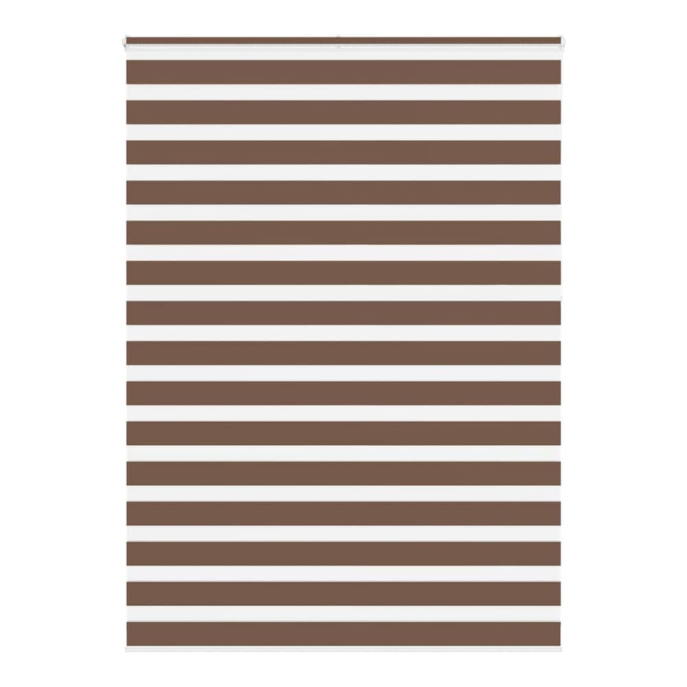 Zebra Blind Brown Fabric Width cm Polyester