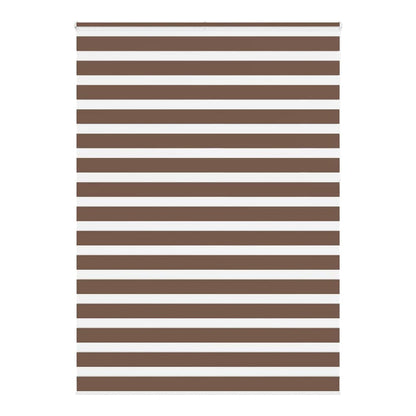 Zebra Blind Brown Fabric Width cm Polyester