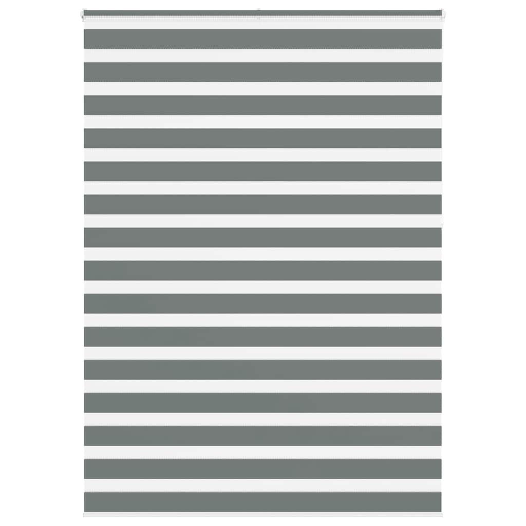 Zebra Blind Dark Grey Fabric Width cm Polyester
