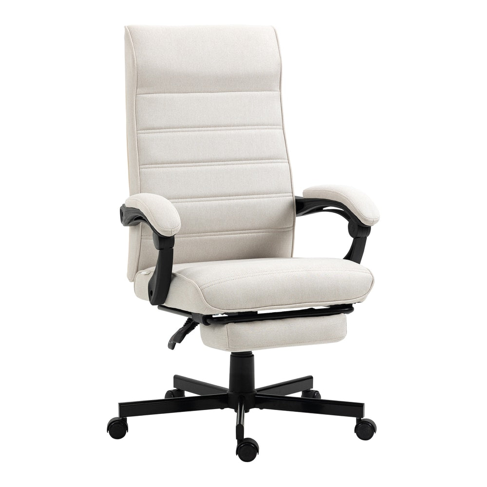 Vinsetto Office Chair in Cream White