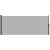 Outsunny Retractable Side Awning, Outdoor Privacy Screen for Garden, Hot Tub, Balcony, Terrace, Pool, 400 x 180cm, Light Grey