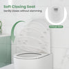 Wall Hung Toilet Ceramic Wall-Mounted Toilet Bowl and Toilet Seat
