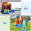 9 in 1 Inflatable Water Slide with Slide and Trampoline without Blower