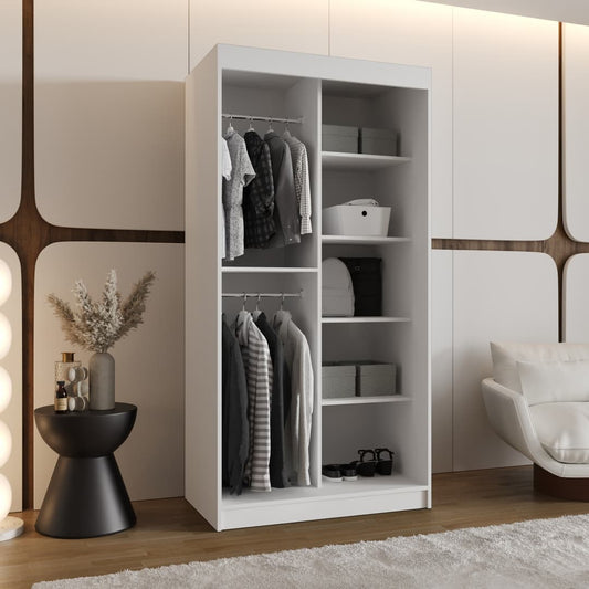 Royal Sliding Door Wardrobe 100cm