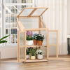 Wooden Cold Frame Greenhouse with Transparent Flip-top Roof