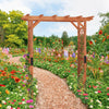Wooden Garden Arch for Party Ceremony Wedding Backyard Lawn