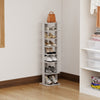 Wooden Vertical Shoe Rack with 7 Shelves-Grey