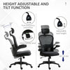Vinsetto Multi-Adjustable Office Chair, with Lumbar Support, Headrest and Mesh Back - Black