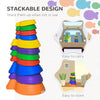 Outsunny 11 Piece Kids Balance Stepping Stones - Multicoloured