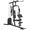 HOMCOM Multi-Exercise Gym Station, with 45kg Weight Stack, for Full Body Workout