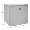 HOMCOM 35L Mini Freezer, -24√¢‚Äû∆í to -14√¢‚Äû∆í Temperature - Grey