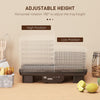 HOMCOM 40-70â Six-Tray Food Dehydrator - Black