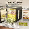 HOMCOM 12-Tray 40-70√¢‚Äû∆í Food Dehydrator - Black